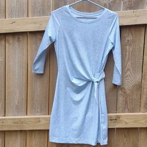Vineyard Vines Jake Blue Dress Side Tie Womens Sankaty